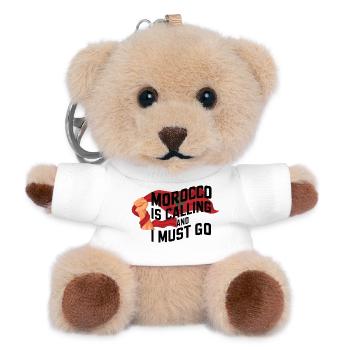 Morocco is calling and i must go - Teddy Keyring - white - Front
