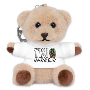 Tiki Warrior Collection - Teddy Keyring - white - Front