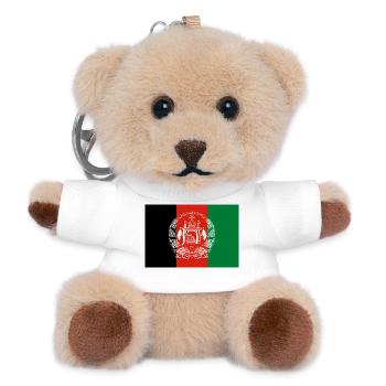 Afghanistan - Teddy Schlüsselanhänger - Weiß - Vorne