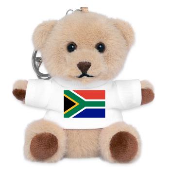 South Africa South Africa - Teddy Keyring - white - Front