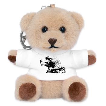 Adler - Teddy Schlüsselanhänger - Weiß - Vorne