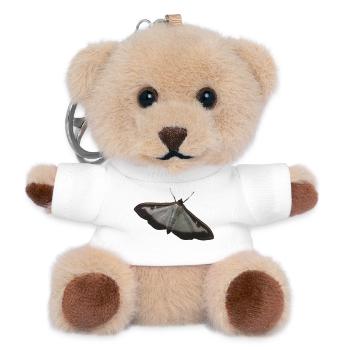 box tree moth - Teddy Keyring - white - Front