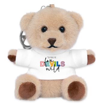 You make me fox devils wild - Teddy Keyring - white - Front