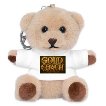 GeleID set in steampunk style - Teddy Keyring - white - Front