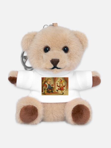 PoliticTody - Teddy Schlüsselanhänger - Weiß