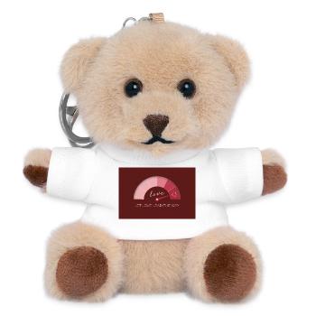 Let love lead the way - Teddy Keyring - white - Front