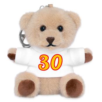 30. 30 YEARS. 30th ANNIVERSARY. 30 YEARS ANNIVERSARY. - Teddy Keyring - white - Front