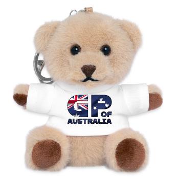 australia_gp - Teddy Schlüsselanhänger - Weiß - Vorne