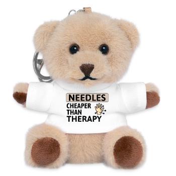 Lizenzierter TCM-Praktiker-Experte – kosteneffizient - Teddy Schlüsselanhänger - Weiß - Vorne