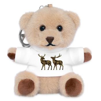 Deer - Teddy Keyring - white - Front