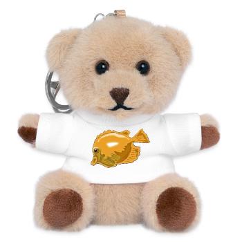Fish - Teddy Keyring - white - Front