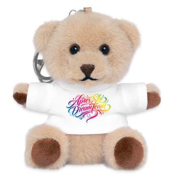 Apres Ski Dream Team Bunt - Teddy Schlüsselanhänger - Weiß - Vorne