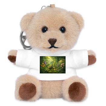 Magische Kräuter - Teddy Schlüsselanhänger - Weiß - Vorne