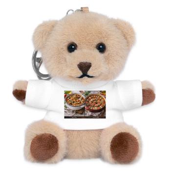 Ratatouille vs Sinen'kie - Teddy Schlüsselanhänger - Weiß - Vorne