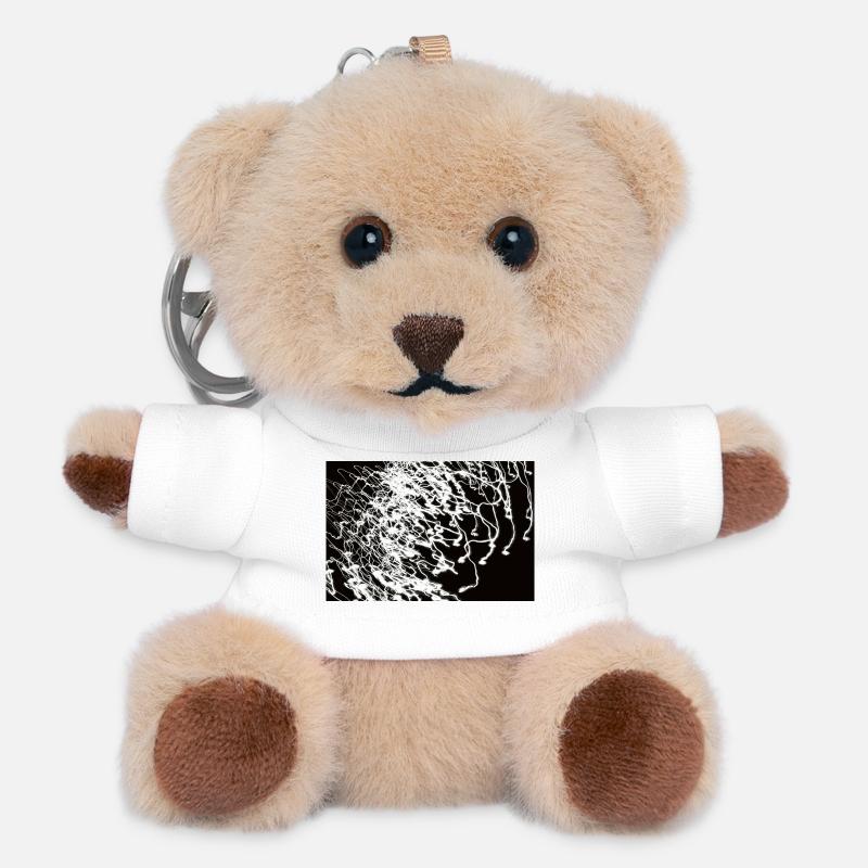 Lichtspiele 5 - Teddy Keyring - white
