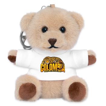 Jaguar Colombia Hijo del Sol y la Luna - Teddy Schlüsselanhänger - Weiß - Vorne