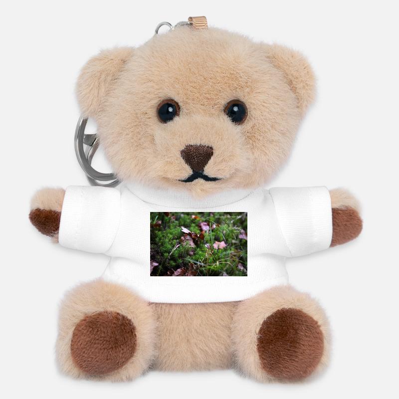 fabiolous world miniature world - Teddy Keyring - white