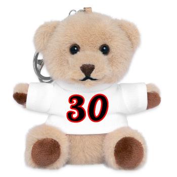 30. 30 YEARS. 30th ANNIVERSARY. 30 YEARS ANNIVERSARY. - Teddy Keyring - white - Front
