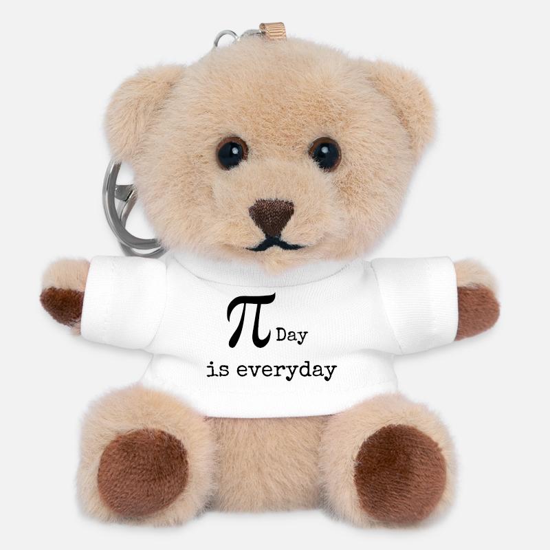 Math geek t-shirt - Teddy Keyring - white