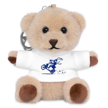 SERBSKI KVASS - Teddy Keyring - white - Front