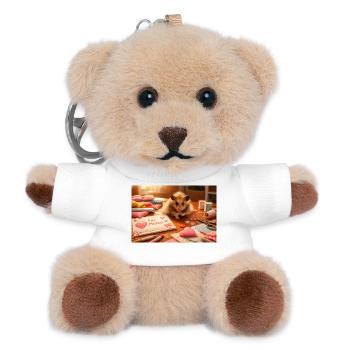 Chico 11: Muttertag 2026 - Teddy Schlüsselanhänger - Weiß - Vorne