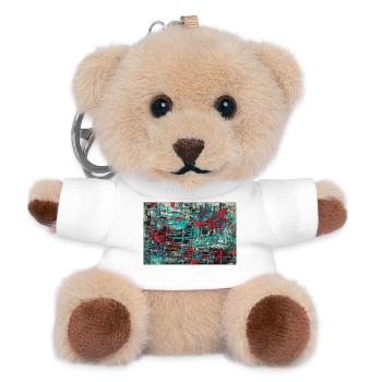 jklajggejrdajtschj - Teddy Schlüsselanhänger - Weiß - Vorne
