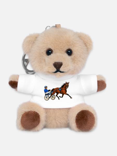 Trotteur Rieur - Porte-clés ourson - blanc