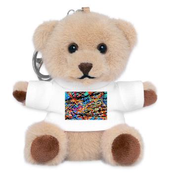 Jurgushj - Teddy Keyring - white - Front