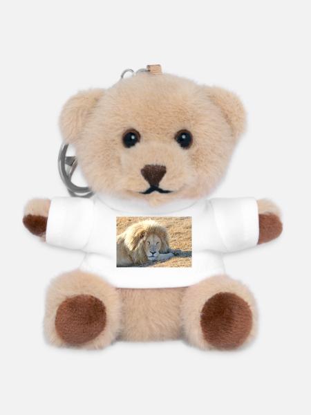 Lion's rest in the savannah light - Teddy Keyring - white