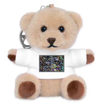 jchinzinj - Teddy Keyring - white - Front