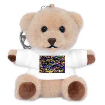krisjhunjgh - Teddy Keyring - white - Front