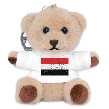 Yemen - Teddy Keyring - white - Front