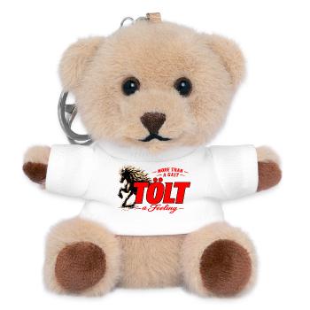Plus qu’une démarche - Tölt - Porte-clés ourson - blanc - Devant