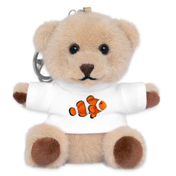 Clownfish - Teddy Keyring - white - Front