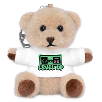 Level Up Controller Icon - Teddy Schlüsselanhänger - Weiß - Vorne