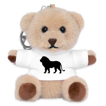 Löwe - Teddy Schlüsselanhänger - Weiß - Vorne