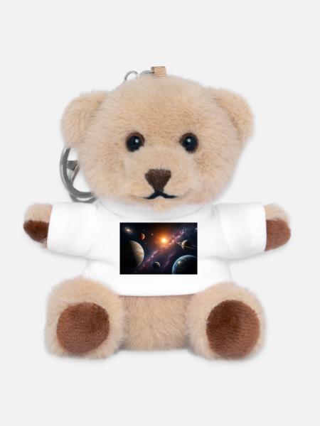 Universum - Teddy Schlüsselanhänger - Weiß