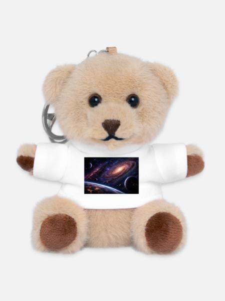 Kosmos - Teddy Schlüsselanhänger - Weiß