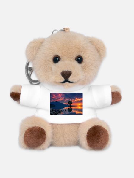Nature2 - Teddy Schlüsselanhänger - Weiß