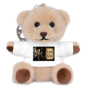 Dr. Jekyll und Mr. Hyde Split Face Klassische Literatur - Teddy Schlüsselanhänger - Weiß - Vorne
