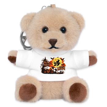 Halloween trick or treat - Teddy Schlüsselanhänger - Weiß - Vorne