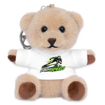 Speedskating Highspeed Inline  - Teddy Schlüsselanhänger - Weiß - Vorne