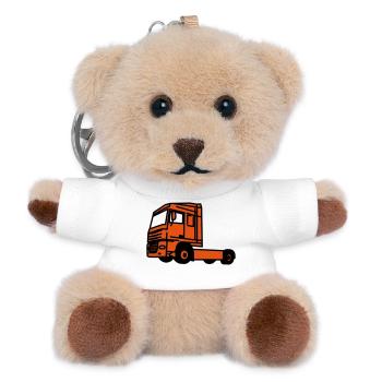 DAF Truck Trucks Trucker LKW Laster - Teddy Keyring - white - Front