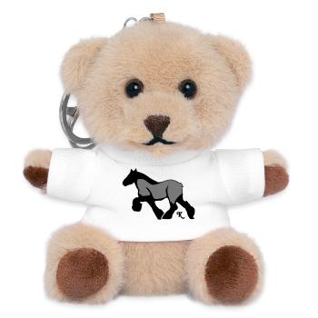 thorgrau - Teddy Schlüsselanhänger - Weiß - Vorne