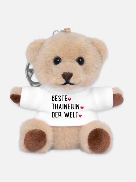 beste trainerin - Teddy Schlüsselanhänger - Weiß
