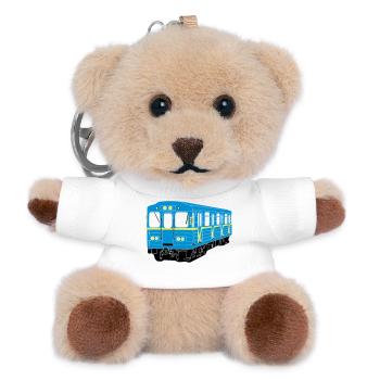 Kyiv metro - Teddy Keyring - white - Front