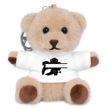 Logo Boots Store - Teddy Keyring - white - Front
