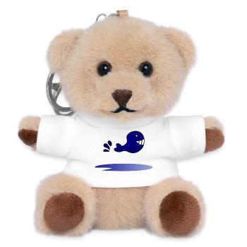 HOLIDAY. HAPPY HOLIDAYS. MISTRESS. MASTER. TEACHER - Teddy Keyring - white - Front