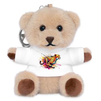 Gepard - Teddy Schlüsselanhänger - Weiß - Vorne