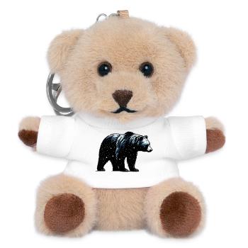 Ours - Porte-clés ourson - blanc - Devant